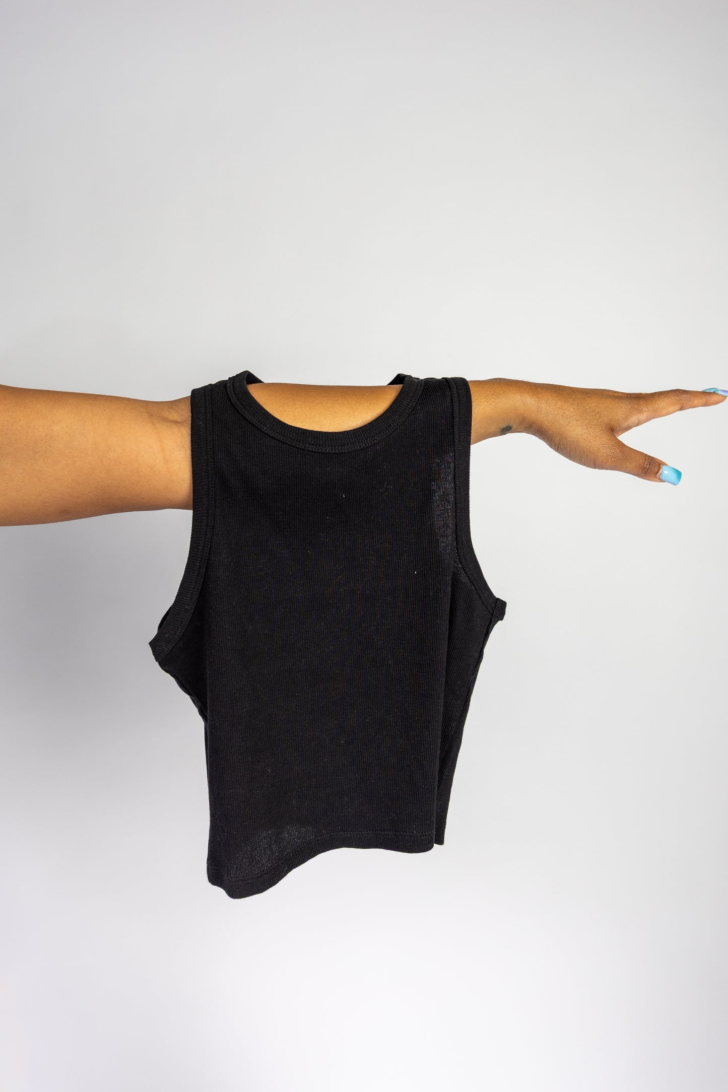 Tank Crop Top - Black
