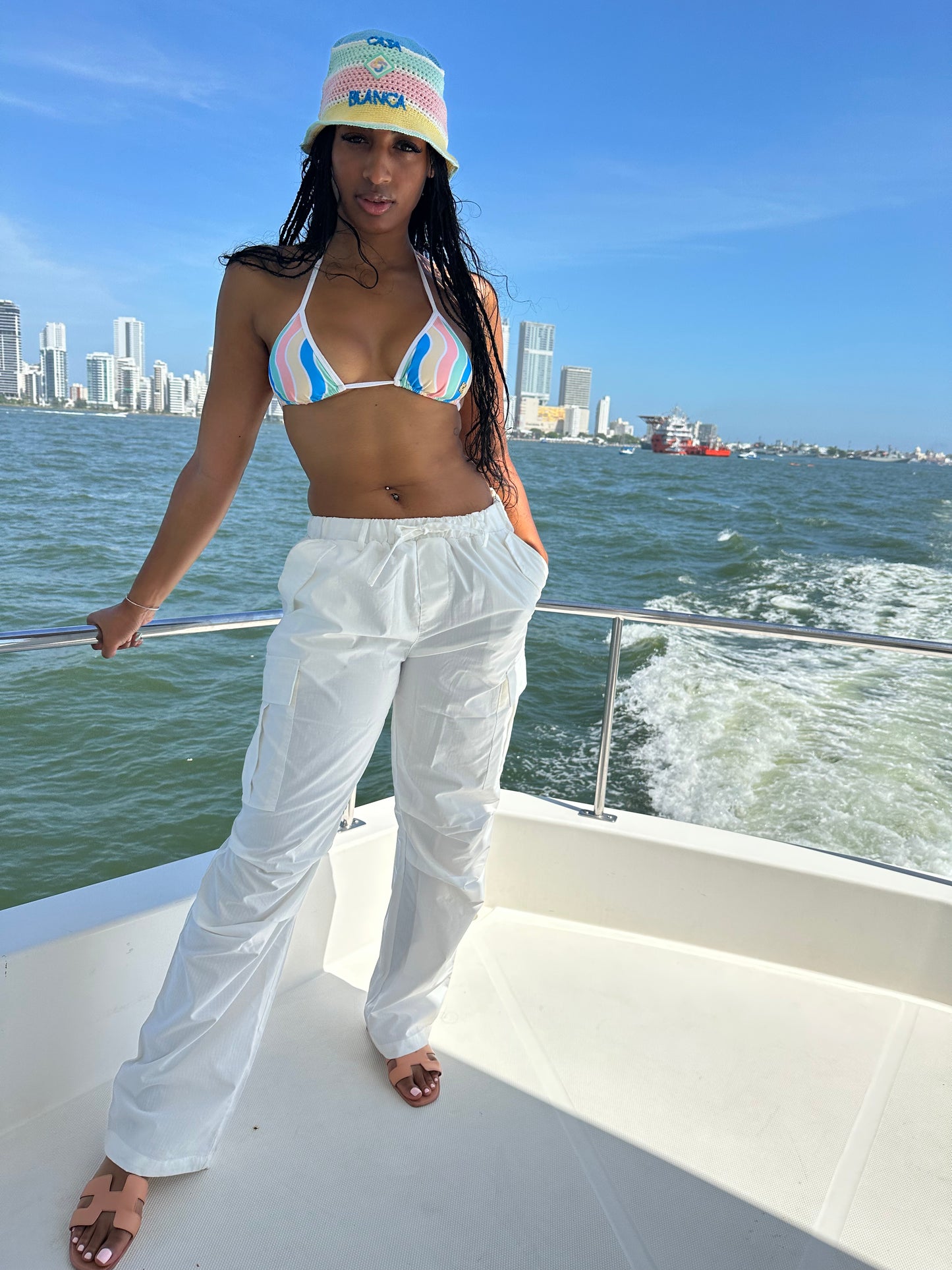 Madison Pants - White