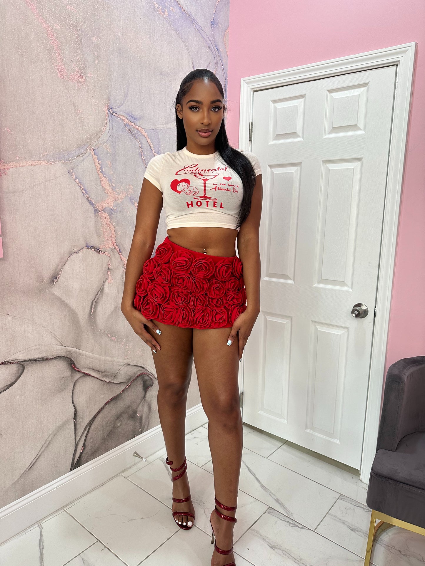 Rose Skort